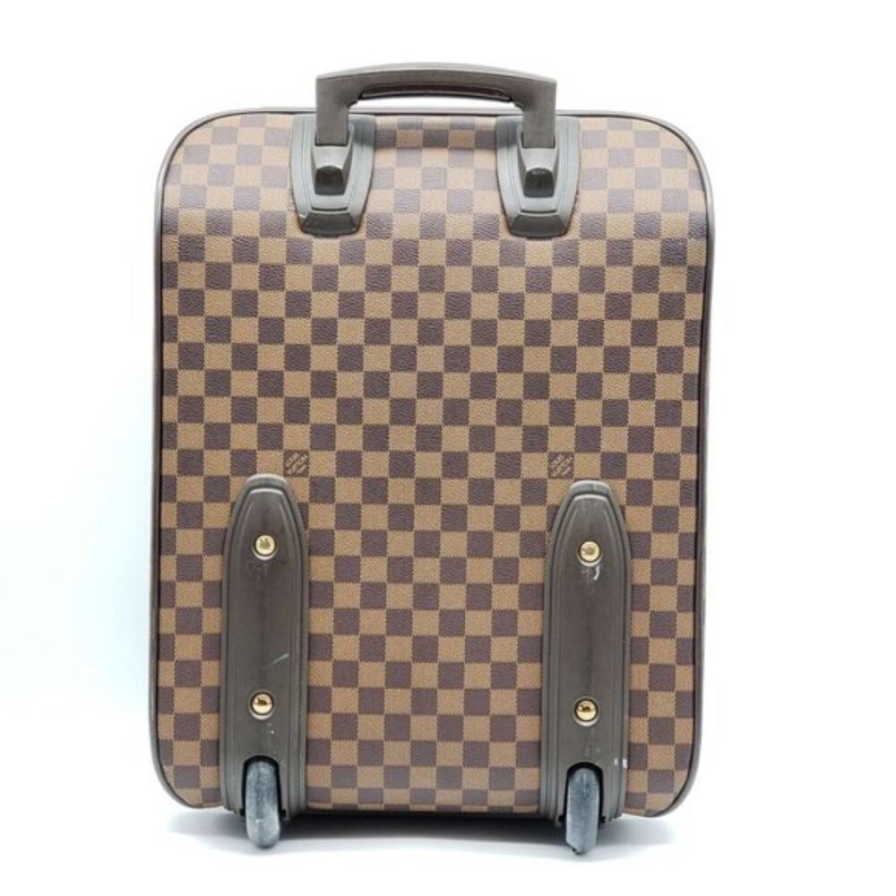 Authentic Louis Vuitton Pegase 45 Damier Ebene Rolling Suitcase Carry On - Picture 2 of 15